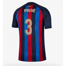 Barcelona Gerard Pique #3 Hemmatröja 2022-23 Korta ärmar